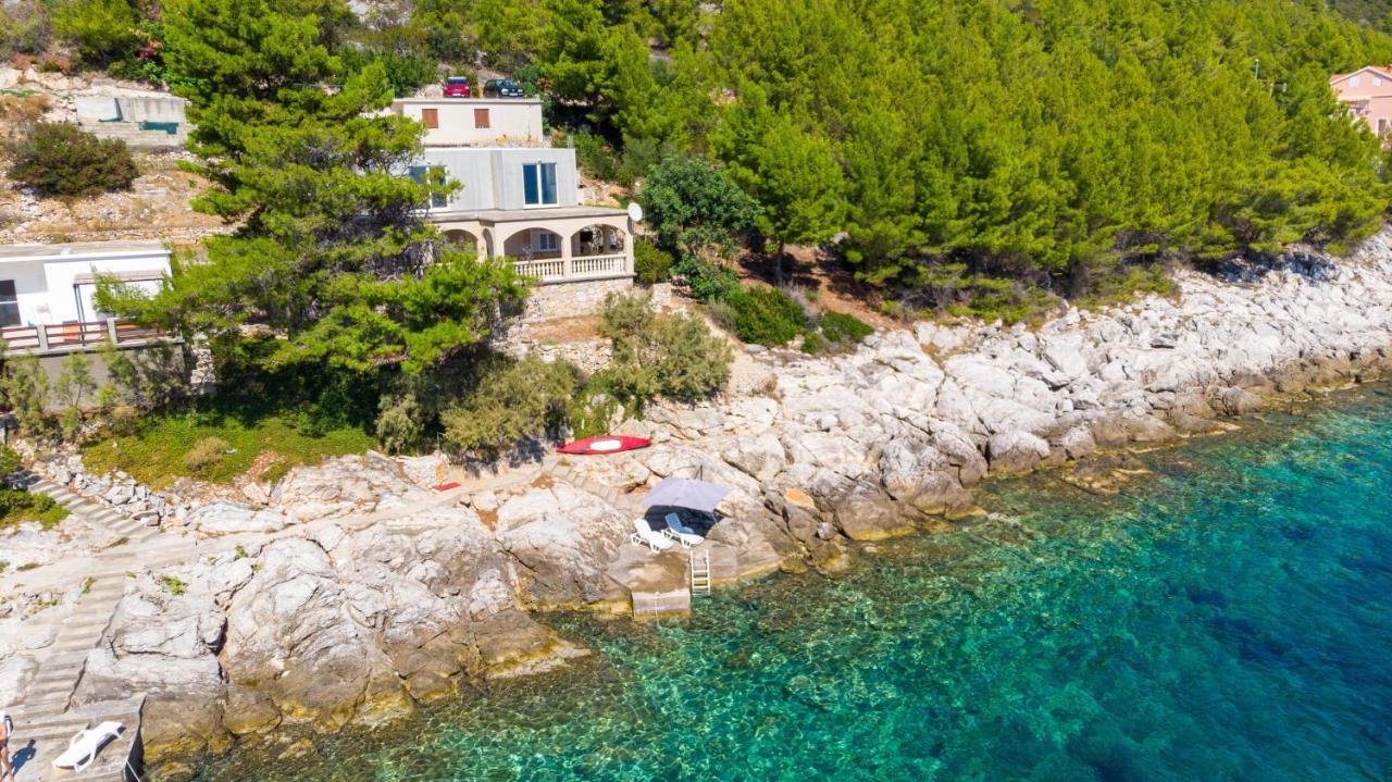 Apartments By The Sea Cove Zaglav, Korcula - 12208 プリズバ エクステリア 写真