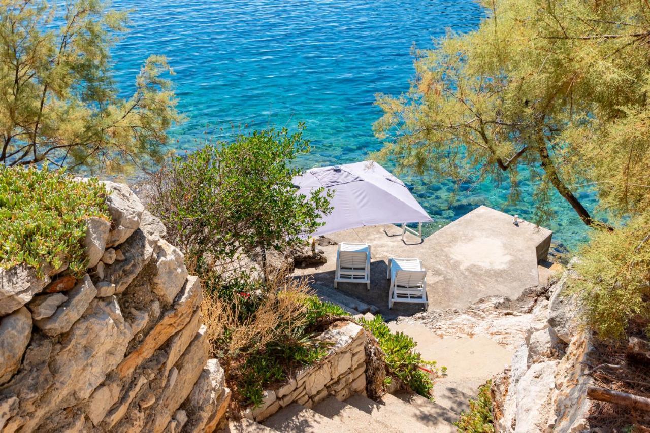 Apartments By The Sea Cove Zaglav, Korcula - 12208 プリズバ エクステリア 写真